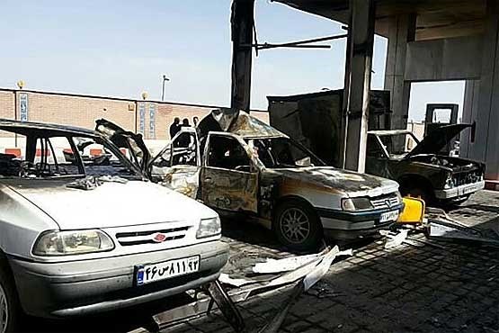 5 مجروح بر اثر انفجار در پمپ گاز بزرگراه فتح