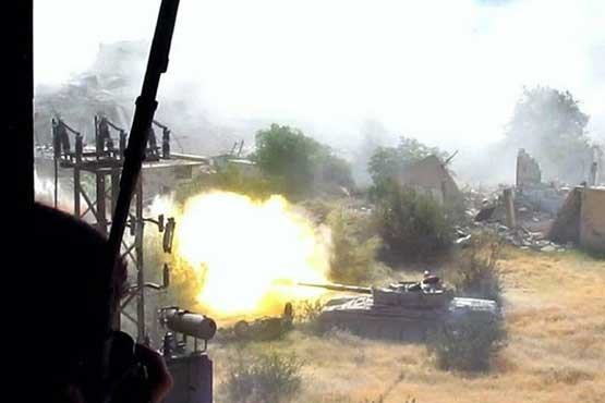 عملیات ضربتی ارتش سوریه در القابون +عکس