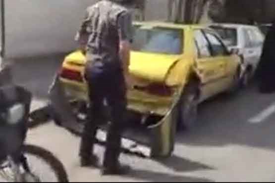 فیلم تصادف تانکر حمل آب شهرداری با 13 خودرو