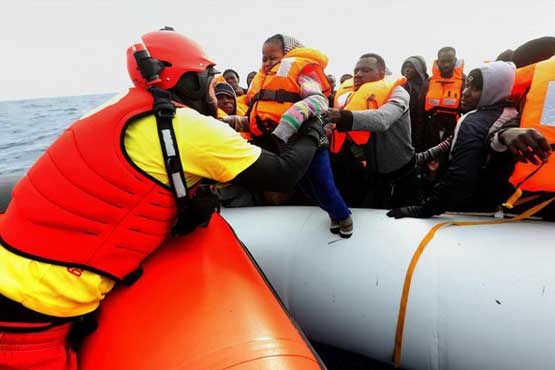 نجات ۳هزار مهاجر در دریای مدیترانه