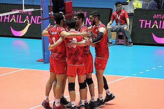 والیبال قهرمانی مردان آسیا /  پیروزی راحت ایران در گام نخست