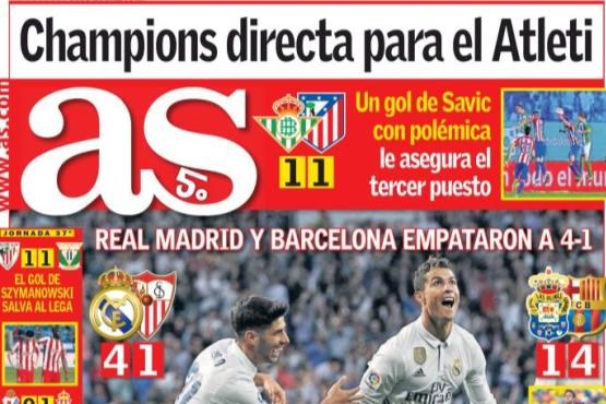 صفحه نخست روزنامه های  ورزشی امروز اسپانیا +عکس