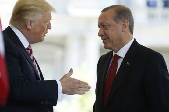ترامپ در دیدار با اردوغان: از ترکیه حمایت می‌کنیم + عکس