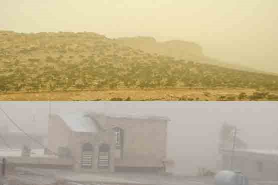 گرد و غبار از آذربایجان تا ایلام + عکس