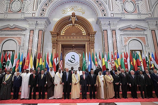 دیدار رئیس جمهور آمریکا با رهبران کشورهای عربی