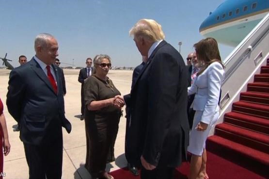 ترامپ به فلسطین اشغالی رفت