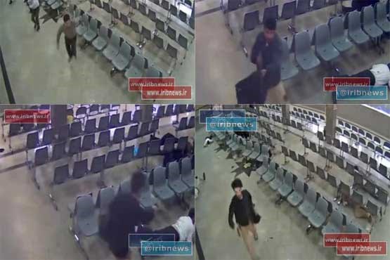 تصاویر دوربین های مدار بسته از ورود تروریست ها به مجلس +فیلم