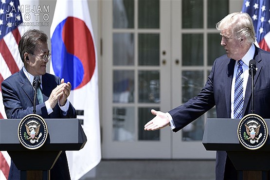دیدار روسای جمهور آمریکا و کره جنوبی