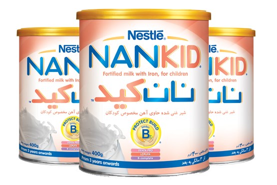 تولید داخلی شیر غنی‌شده کودک NANKID کلید خورد