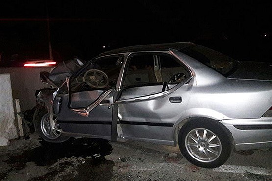 4 کشته و 3 مجروح در تصادف شدید دو خودرو سمند با پژو