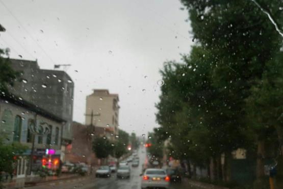 بارش باران تابستانی در اردبیل + عکس