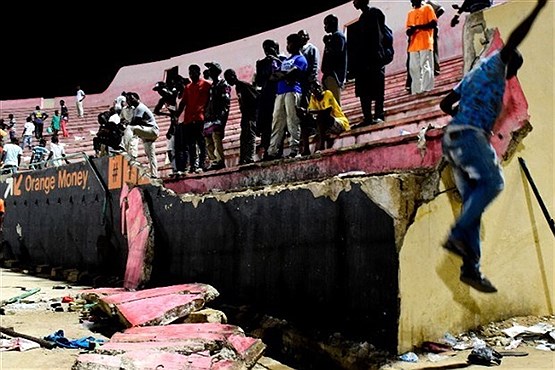 فاجعه جدید در دنیای فوتبال: ریزش دیوار یک ورزشگاه جان 8 نفر را گرفت +عکس