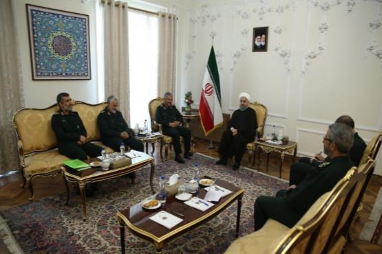 روحانی بر حمایت کامل دولت دوازدهم از خدمات سپاه تاکید کرد