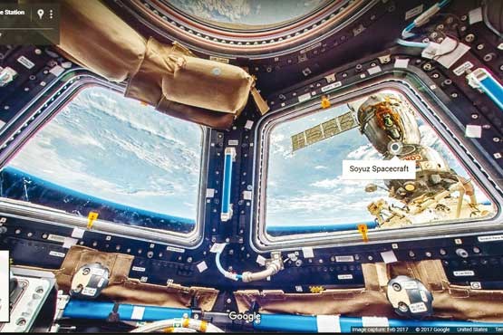 با گوگل از ایستگاه فضایی دیدن کنید!