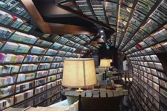 بزرگ‌ترین کتابخانه تونلی دنیا + عکس