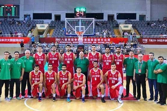 قهرمانی ایران در تورنمنت بسکتبال ژونگ نینگ چین