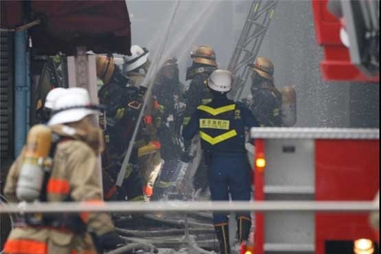 بزرگترین بازار ماهی جهان در توکیو آتش گرفت +عکس