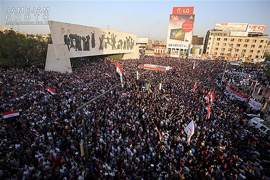 راهپیمایی مردم عراق علیه فساد
