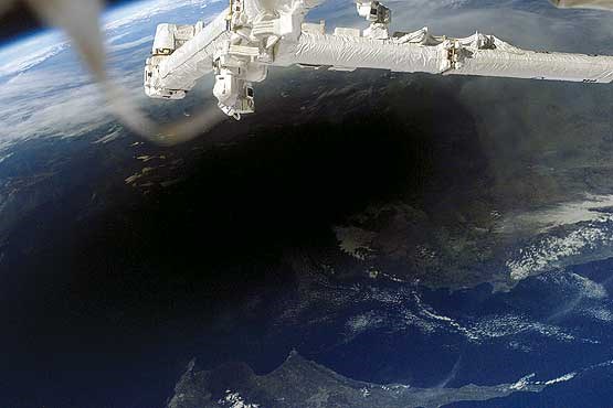 تماشای کسوف از ایستگاه فضایی بین‌المللی