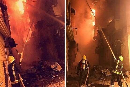 آتش سوزی گسترده در جده عربستان