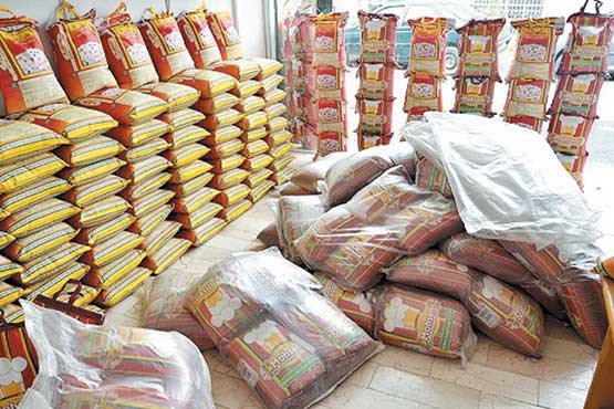کشف 6هزار کیسه برنج قاچاق در پلیس راه خسروی