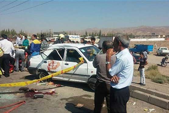 تصادف مرگبار در جاده خاوران +عکس