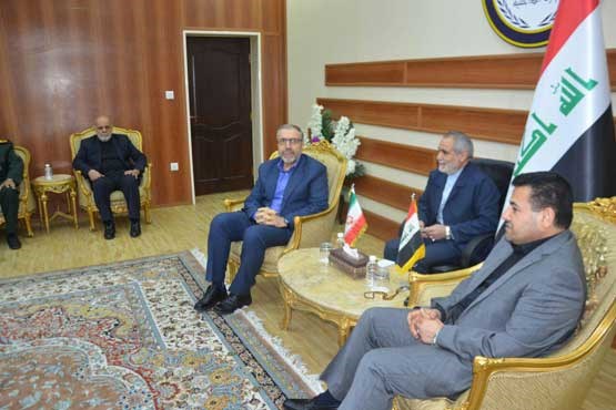 دیدار معاون امنیتی وزیر کشور با وزیر کشور عراق