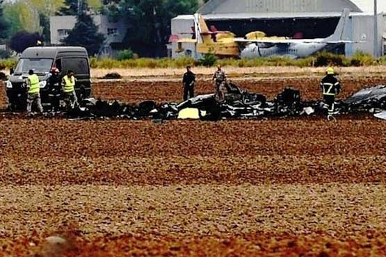 سقوط جنگنده اف – 18 در حومه مادرید