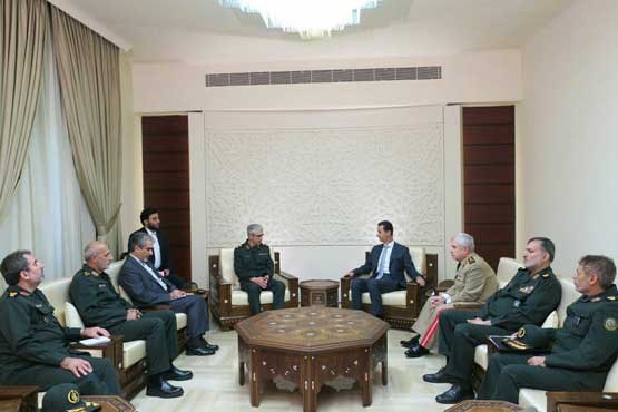 سرلشکر باقری با رئیس جمهور سوریه دیدار کرد +عکس