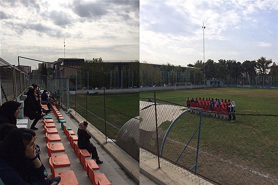 تصاویری تاسف برانگیز از ورزشگاهی که لیگ برتر فوتبال بانوان در آن برگزار می شود