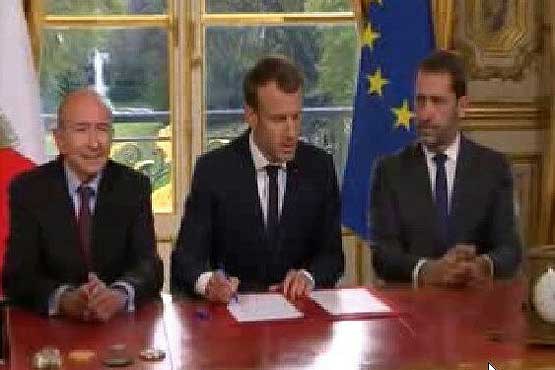 رئیس جمهور فرانسه قانون جنجالی ضد تروریسم را امضا کرد