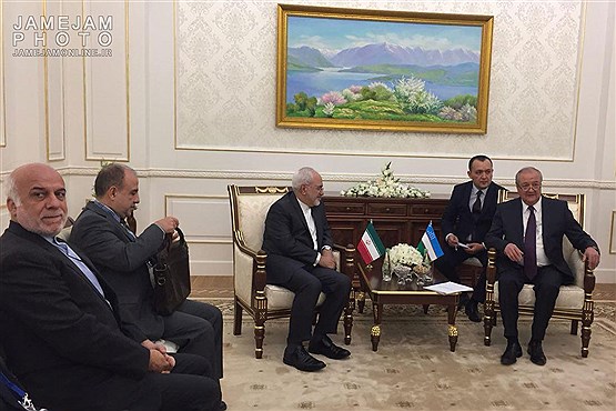 دیدار وزرای امورخارجه ایران و ازبکستان