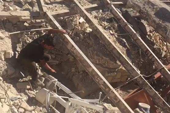 روستای امام عباس علیا از توابع شهرستان سرپل ذهاب بعد از زلزله (فیلم)