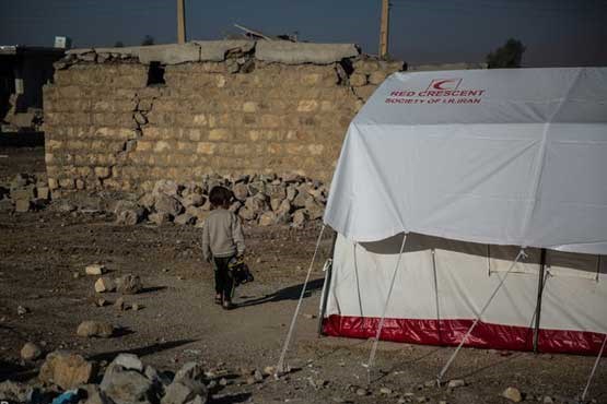 توزیع بیش از ۸۲ هزار چادر امدادی در مناطق زلزله زده
