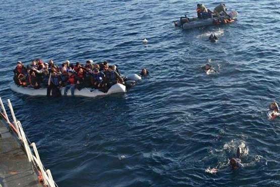 غرق شدن ده ها مهاجر آفریقایی در مدیترانه