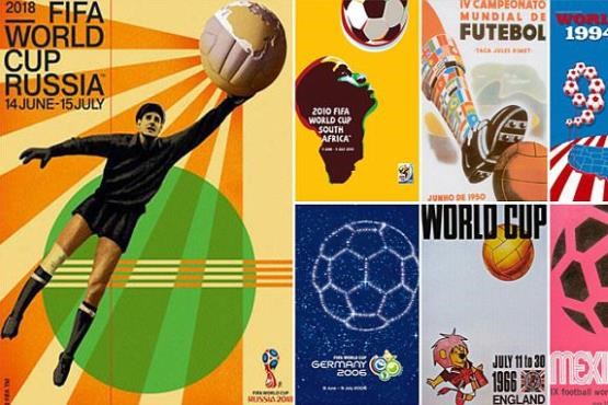 پوسترهای 20 دوره رقابت های جام جهانی فوتبال +گزارش تصویری