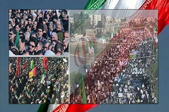 راهپیمایی سراسری ایرانیان در اعتراض به اغتشاش و آشوبگری