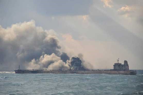 انفجار در نفتکش ایرانی