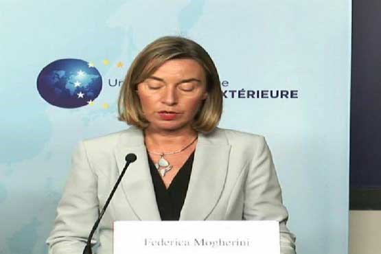 موگرینی:آمریکا به برجام پایبند باشد/ لودریان: ترامپ تعلیق تحریم های ایران را تمدید کند/ جانسون: آمریکا پیام اروپا را بشنود/ گابریل: برهم زدن برجام خطرناک است +عکس