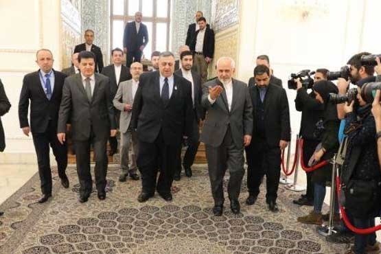 رئیس مجلس سوریه با ظریف دیدار کرد +عکس