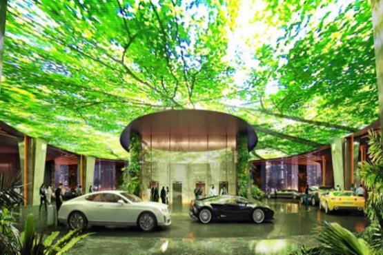 دبی اولین هتل مجهز به جنگل گرمسیری مصنوعی را تا سال ۲۰۱۸ می‌سازد + عکس