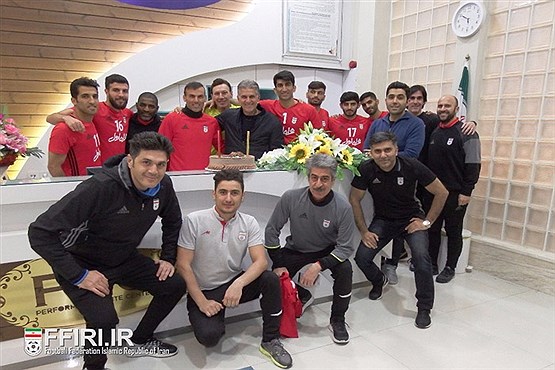 عکس روز: تولد بازی در تیم ملی فوتبال ایران