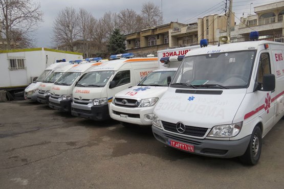 آمبولانس های اورژانس در ۱۷۳ نقطه تهران مستقر هستند