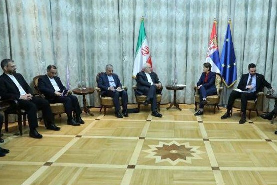دیدار ظریف با نخست وزیر و رئیس مجلس صربستان +عکس