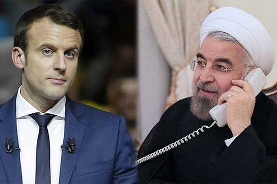 رایزنی تلفنی روسای جمهور ایران و فرانسه درباره مسائل دوجانبه، منطقه‌ای و برجام
