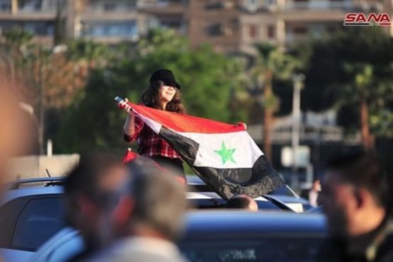 حال و هوای دمشق بعد از تجاوز نظامی آمریکا + عکس