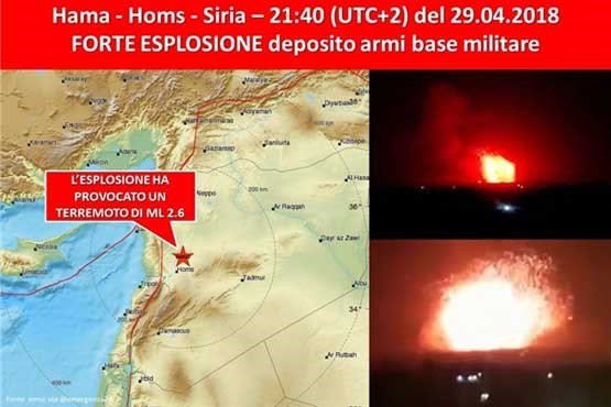 حملات موشکی به مواضع ارتش سوریه و نیروهای هم‌پیمان / شهادت ۱۸ ایرانی