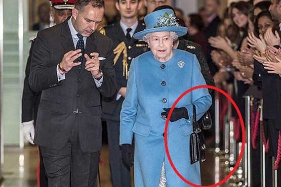 رمز و راز کیف دستی ملکه انگلستان + عکس