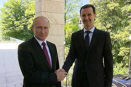 دیدار پوتین با بشار اسد در سوچی