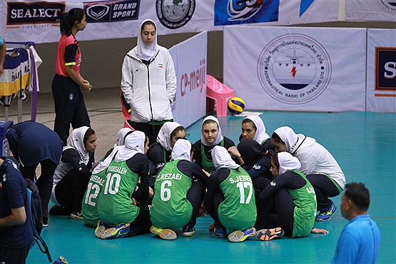 شکست سنگین دختران والیبالیست ایرانی مقابل چین تاپیه در قهرمانی آسیا